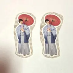 渡邉大我 ステッカー 2点 あけおめ 関ジュ 関西ジュニア