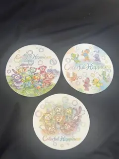 ダッフィーアンドフレンズ 20周年 カラフルハピネス スーベニア コースター