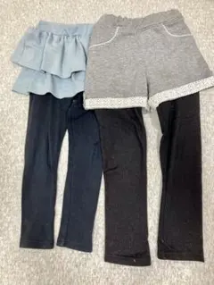 値下げ！スカッツ レギンス付きショートパンツ 女の子 110 秋冬春