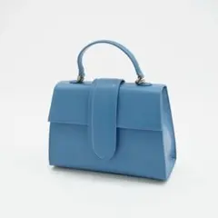 Mila Owen ショルダー付きハンドバッグ ブルー 2way