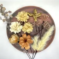【NO.24】髪飾り 成人式 前撮り 結婚式 ドライフラワー 和装 振袖 卒業式
