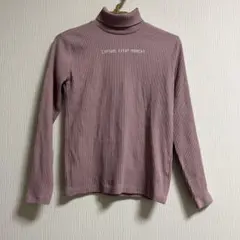ZARA キッズ長袖タートルネックカットソー ピンク　140㎝