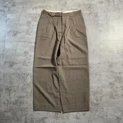80s 90s GIORGIO ARMANI brown wool slacksのサムネイル