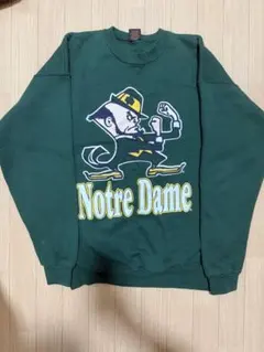 adidas × ノートルダム大学 アメフト 緑×金 大きめ 古着 ゲームシャツ b060e3224d9d1385065ea6ef8fcc7c