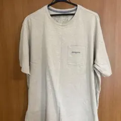 超美品 patagonia XL Tシャツ ポケット付き　ベージュ