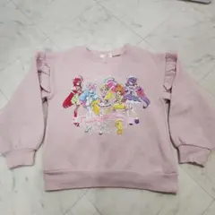 トロピカル〜ジュ！プリキュア トレーナー ピンク 110cm　裏起毛