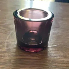 【廃盤品】イッタラkiviキャンドルホルダー　パープル