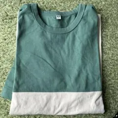 UNIQLO 二色使い Tシャツ Lサイズ