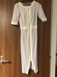 リンファーレ　チェックタイトワンピ　S