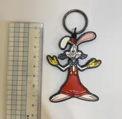 【希少品】レトロ　ヴィンテージ　ロジャーラビットメタル製キーホルダー
