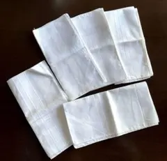 白ハンカチ　5枚　冠婚葬祭