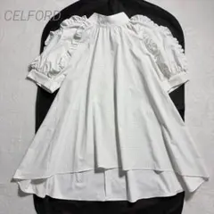 美品 ALEXANDER McQUEEN ラッフルロングシャツドレス サイズ38 - メルカリ