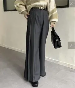 ニット パンツ レディース 黒