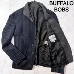 BUFFALO BOBS テーラードジャケット アンコン ストライプ ネイビーのサムネイル