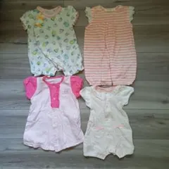 ベビー ロンパース 50-70cm 4枚セット