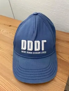 DIESEL キッズキャップ 帽子 ブルー 刺繍のサムネイル