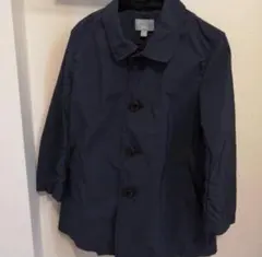お値下げ⭐︎イネス×ユニクロ★美品 ネイビー薄手コート120