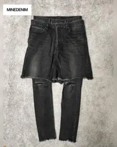 BLK DNM JEAN 4 W32 濃紺 ストレッチ 細身 正規品(値下げ) - メルカリ