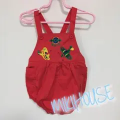 【85】ミキハウス　だるまオール　サロペット