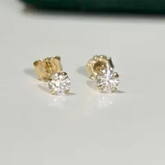 ダイヤモンド　ピアスチャーム　計0.3ct K18PG チャーム ダイヤモンド ピアスチャーム 計0.3ct K18PG チャーム - メルカリ