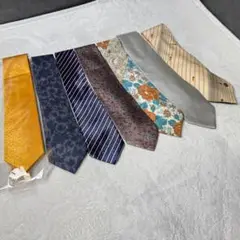 極美品☆シルクネクタイ 7本セット まとめ売り