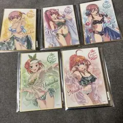 ブラインドミニ色紙 きゃらっとくじ 五等分の花嫁 5枚