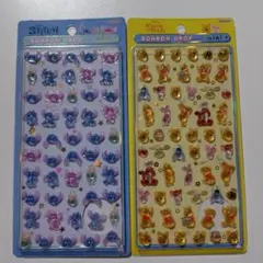 【正規品】スティッチ&くまのプーさん ボンボンドロップミニ 2シートセット
