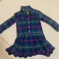 Polo Ralph Lauren ワンピース 4T グリーン系チェック