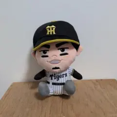 ROUND1限定 阪神タイガース お座りぬいぐるみ 佐藤輝明 サトテル⑤