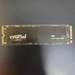Crucial P3 500GB NVMe M.2 2280 SSD 本体 - メルカリ
