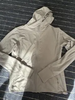 UNIQLO フード付きパーカー M ライトグレー