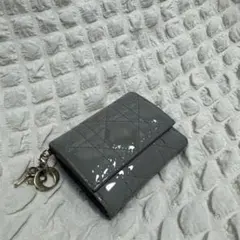 Lady Dior Lotus ウォレット 財布 グレー
