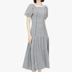 snidel デザインカットワンピ