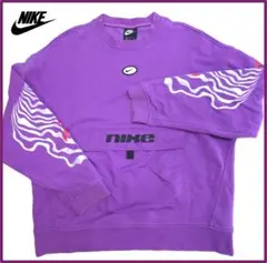 【希少XL】NIKE スウェット／トレーナー ナイロンポケット ストリート 紫