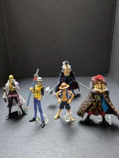 ワンピース ルフィ　ロー　キッド　フィギュアセット 40cm ルフィ ロー キッド ワンピース フィギュア PVC ガレージキットの