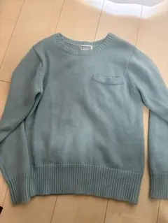 BEAMS BOY ミントグリーン ニットセーター　Fサイズのサムネイル