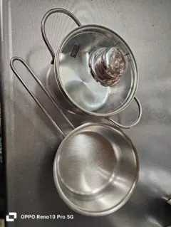 Fissler 両手鍋 片手鍋 セット蓋付きのサムネイル
