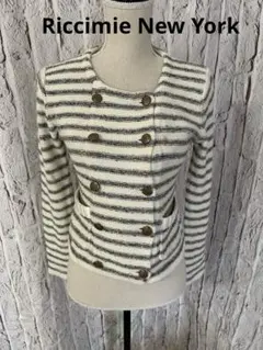 Riccimie New York ストライプ ニットジャケット　サイズ　1