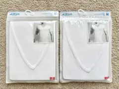 ユニクロ　エアリズム　メッシュＶネックT 半袖　Mサイズ　メンズ　新品未使用