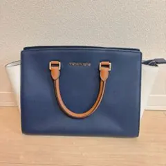 MICHAEL KORS ネイビー トートバッグ