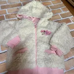 【新品・未使用】ミニー ボアパーカー　size90