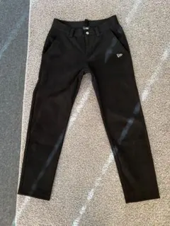 【極美品】ニューエラ S 細身 ストレッチパンツ スウェード 黒 女性にも◎