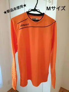 uhlsport オレンジ Mサイズ キーパー　プラシャツ　ウールシュポルト