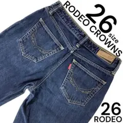 【美品】 RODEO CROWNS デニム 26inch ハイウエスト スキニー