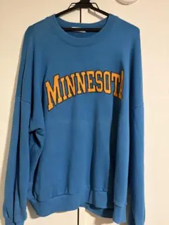 MINNESOTA カレッジロゴ スウェット ブルー