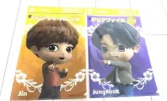 【紅茶花伝】BTS Jin JungKook クリアファイル 2枚セット