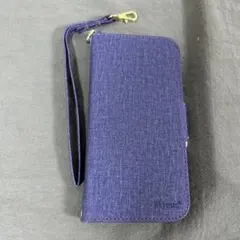 iPhone14 pro MAX 手帳型スマホケース ネイビー