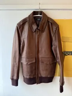 A.P.C レザージャケット　茶