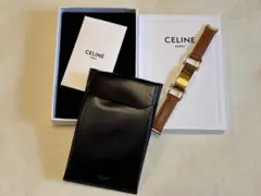 CELINE レザーブレスレット