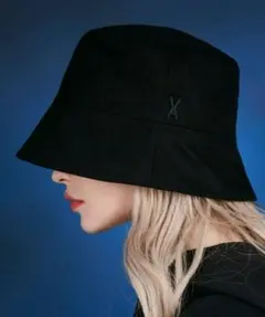 新品未使用 バザール バケットハット バケハ 男女兼用 ブラック 深め 韓国